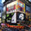 Corner of Times Square at 7th Avenue showing advertisement billboards for Broadway shows in Manhattan, New York City